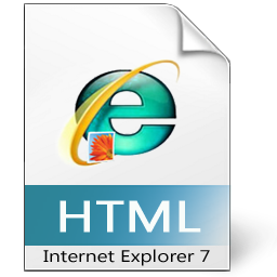 HTML IE7 file